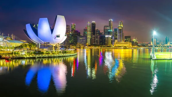 Panorama Museum Art Science Singapore Summer Day — Stock Photo, Image