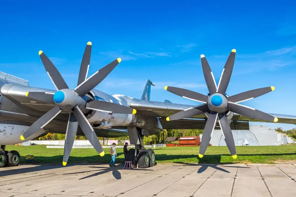 Kiev Ukraine October 2018 Tupolev Bomber Kiev National Aviation Museum — Stock Photo, Image