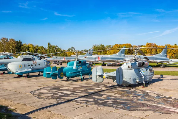 Kiev Ucrania Octubre 2018 Helicóptero Museo Nacional Aviación Kiev Día — Foto de Stock