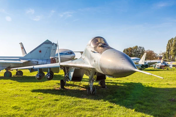 Military airplane in Kiev Aviation Museum