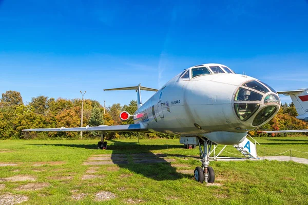 乌克兰基辅 2018年10月6日 基辅国家航空博物馆在阳光明媚的一天 Zhulyany 机场在基辅 乌克兰 免版税图库照片