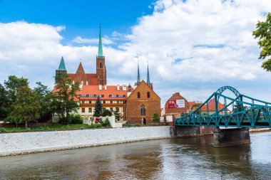 Wroclaw, Polonya - 29 Temmuz 2014: Cathedral St John Wroclaw, Polonya