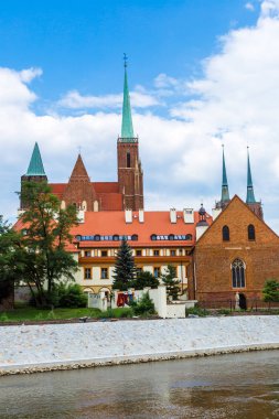 Wroclaw, Polonya - 29 Temmuz 2014: Cathedral St John Wroclaw, Polonya