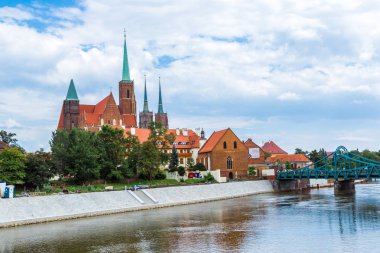 Wroclaw, Polonya - 29 Temmuz 2014: Cathedral St John Wroclaw, Polonya