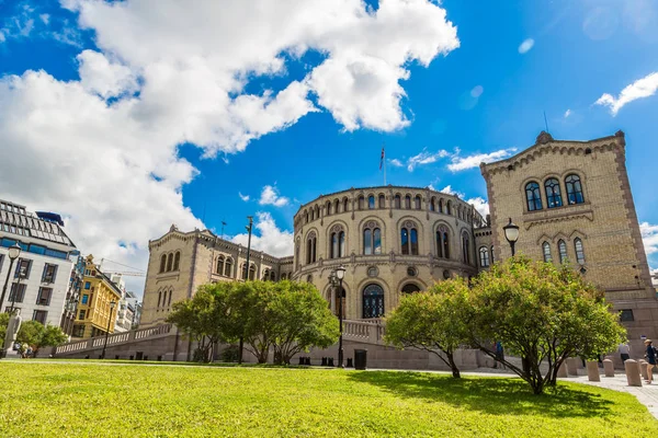 Oslo Noorwegen Juli 2014 Oslo Parlement Heeft 169 Leden Gekozen — Stockfoto