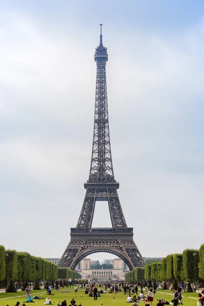 Paris France Juli 2014 Der Eiffelturm Ist Das Meistbesuchte Monument — Stockfoto