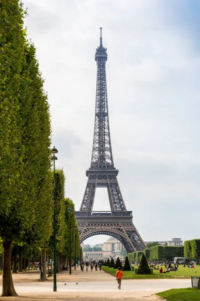 Paris France July 2014 Eiffel Tower Most Visited Monument France — Stock Photo, Image