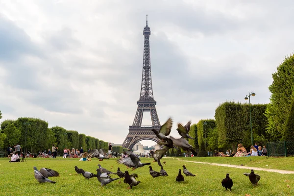 Paris France July 2014 Eiffel Tower Most Visited Monument France — Stock Photo, Image