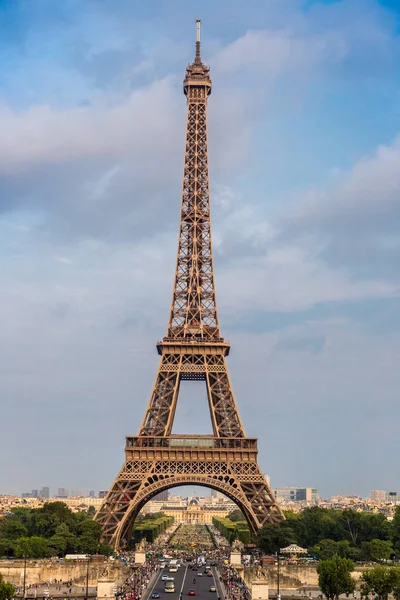 Eiffel Tower Paris France Beautiful Summer Day — Stock Photo, Image