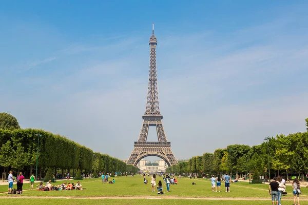 Parigi Francia Luglio 2014 Torre Eiffel Monumento Più Visitato Francia — Foto Stock