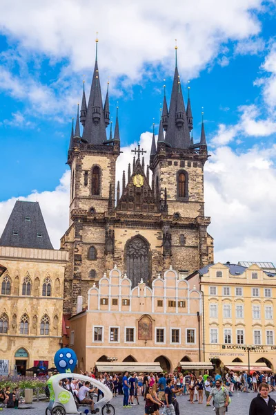 Prague República Checa Julho 2014 Praça Cidade Velha Praga República — Fotografia de Stock