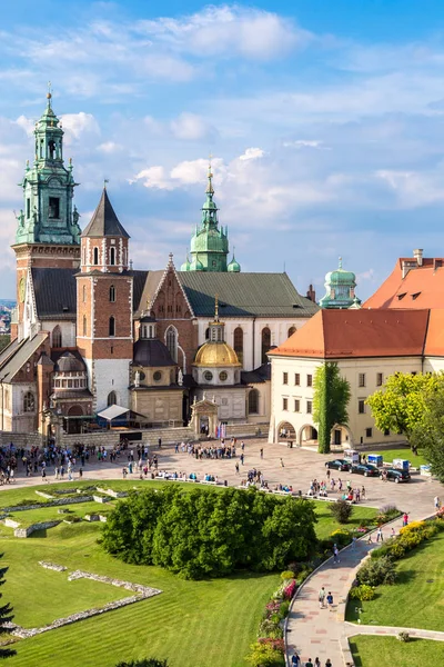 Krakkó Lengyelország 2014 Július Wawel Katedrális Wawel Domb Krakkó Lengyelország — Stock Fotó