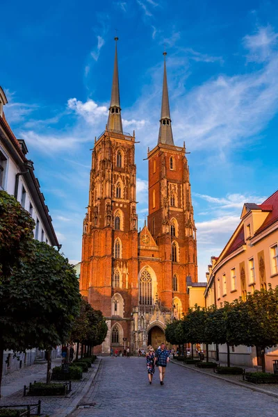 Wroclaw Poland July 2014 Cathedral John Wroclaw Poland July 2014 — Stock Photo, Image