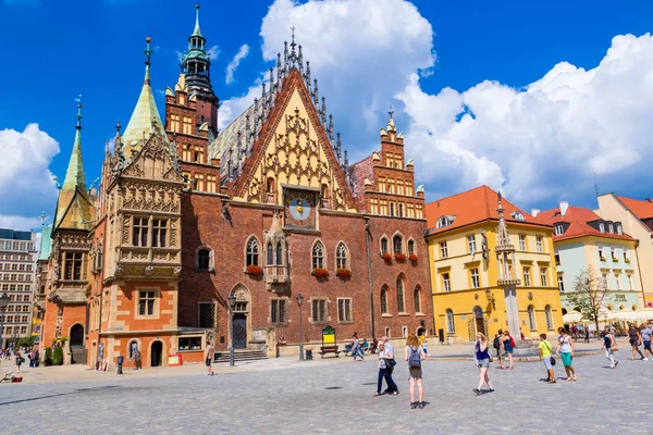 Wroclaw Polen Juli 2014 Old City Hall Wroclaw Polen Den — Stockfoto