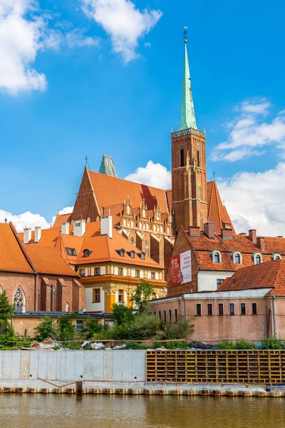 Βρότσλαβ Πολωνία Ιουλίου 2014 Τον Καθεδρικό Ναό Του Αγίου Ιωάννη — Φωτογραφία Αρχείου
