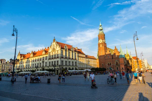 Wroclaw Lengyelország 2014 Július Régi Városháza Wroclaw Lengyelország Július 2014 — Stock Fotó