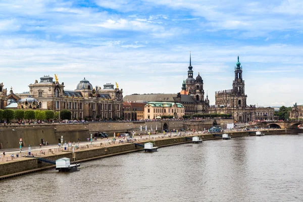 Dresden Germany Июля 2014 Года Панорамный Вид Дрезден Прекрасный Летний — стоковое фото