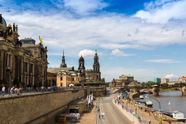 Dresden Allemagne Juillet 2014 Dresde Par Une Belle Journée Été — Photo