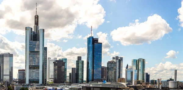 Frankfurt Deutschland Juli 2014 Luftaufnahme Von Frankfurt Mit Hauptwachen Juli — Stockfoto