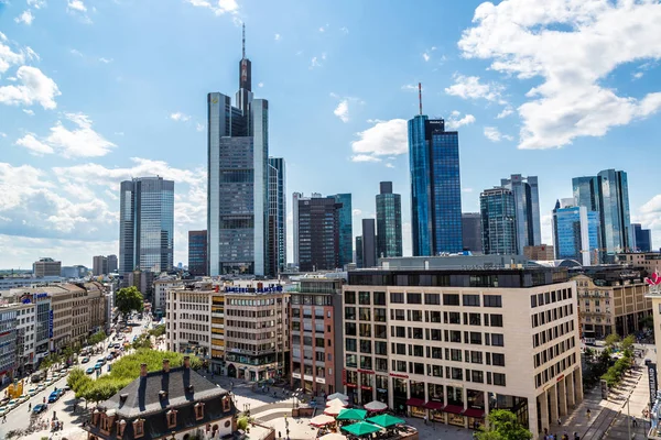 Frankfurt Německo Července 2014 Letecký Pohled Frankfurt Hauptwachen Dne Července — Stock fotografie