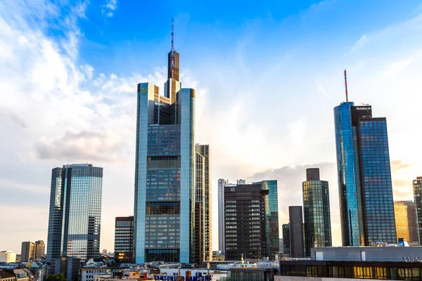 Frankfurt Alemanha Julho 2014 Vista Aérea Frankfurt Com Hauptwachen Julho — Fotografia de Stock