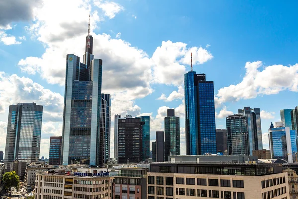 Frankfurt Alemanha Julho Vista Aérea Frankfurt Com Hauptwachen Julho 2014 — Fotografia de Stock