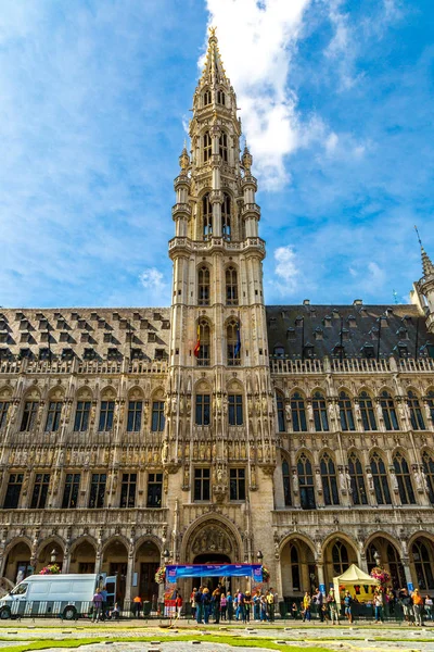 Brüsszel Belgium 2014 Július Grand Place Egy Szép Nyári Nap — Stock Fotó