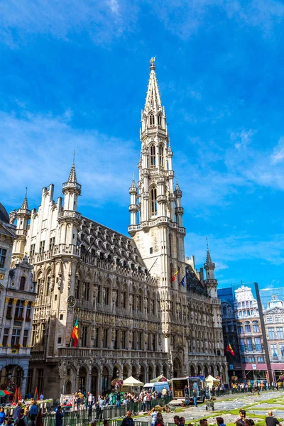 Brussels Belgium July 2014 Grand Place Beautiful Summer Day Brussels — Stock Photo, Image