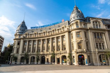 Bucharest, Romanya - 15 Haziran 2015: Bir yaz günü Bükreş Romanya