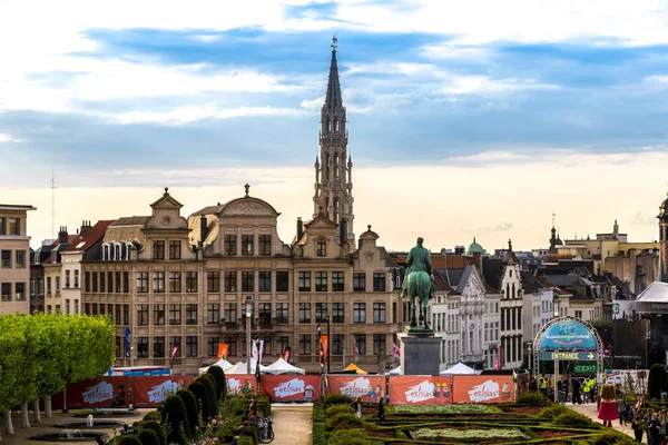 Bryssel Belgien Juli 2014 Stadsbilden Bryssel Vacker Sommardag — Stockfoto