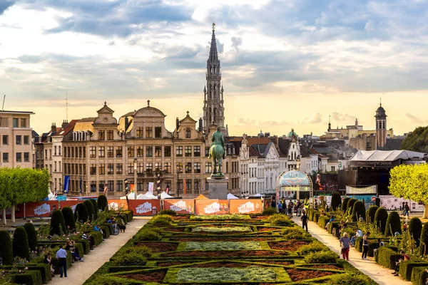 Bryssel Belgien Juli 2014 Stadsbilden Bryssel Vacker Sommardag — Stockfoto