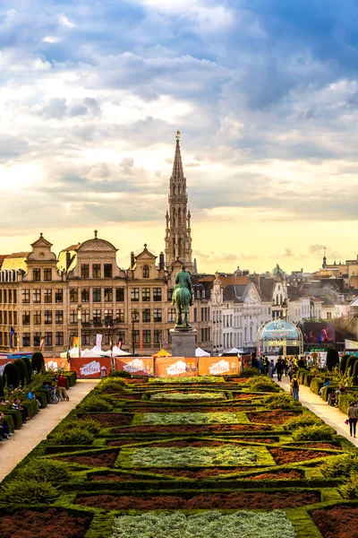 Bruxelas Bélgica Julho 2014 Cidade Bruxelas Belo Dia Verão — Fotografia de Stock