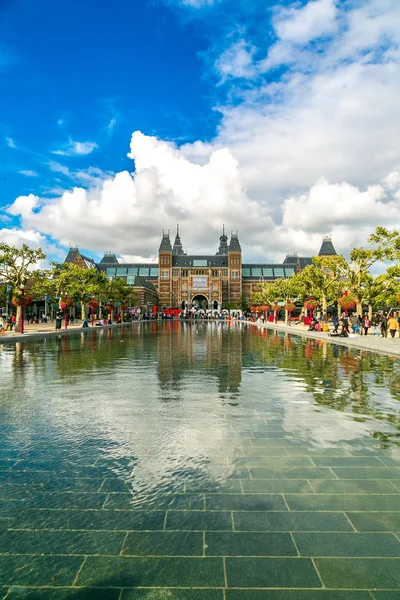 Амстердам Нідерланди Серпня 2014 Року Державний Музей Музей Слова Амстердама — стокове фото