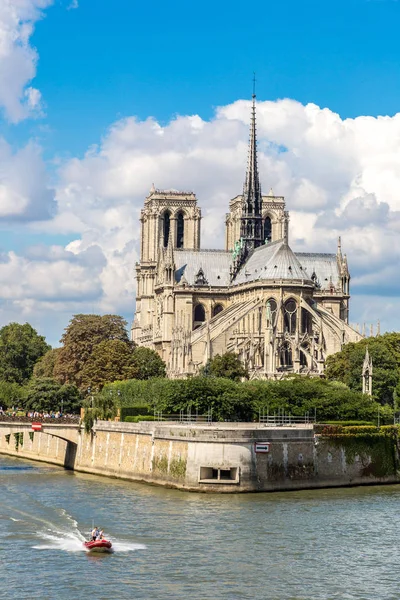 Paříž Francie Července 2014 Seinu Notre Dame Paris Jedním Nejznámějších — Stock fotografie