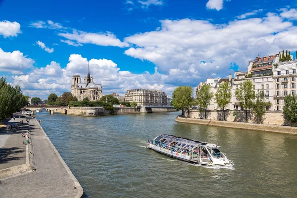 Paříž Francie Července 2014 Seinu Notre Dame Paris Jedním Nejznámějších — Stock fotografie