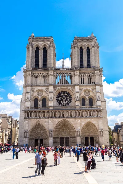 ノートルダム パリ大聖堂は 2014 パリの最も有名なシンボルの つはパリ フランス 2014 — ストック写真
