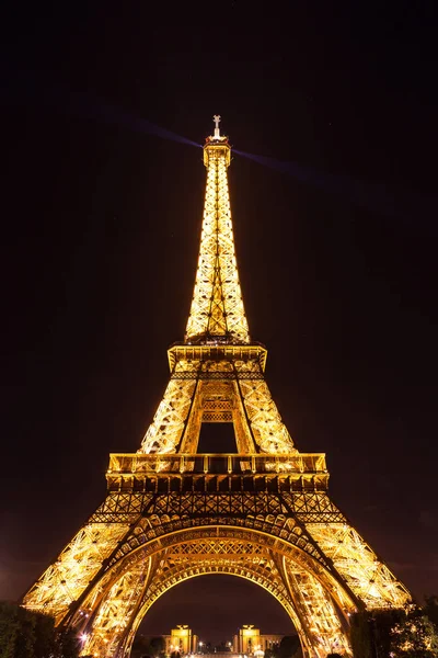 Parigi Francia Luglio 2014 Torre Eiffel Tramonto Monumento Più Visitato — Foto Stock