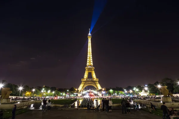 Paris França Julho 2014 Torre Eiffel Pôr Sol Monumento Mais — Fotografia de Stock