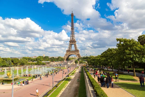 Paris França Julho 2014 Torre Eiffel Monumento Mais Visitado França — Fotografia de Stock