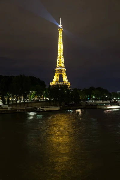 Paris France July 2014 Eiffel Tower Sunset Most Visited Monument — Stock Photo, Image