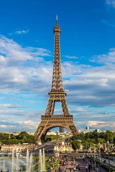 París Francia Julio 2014 Torre Eiffel Monumento Más Visitado Francia —  Fotos de Stock