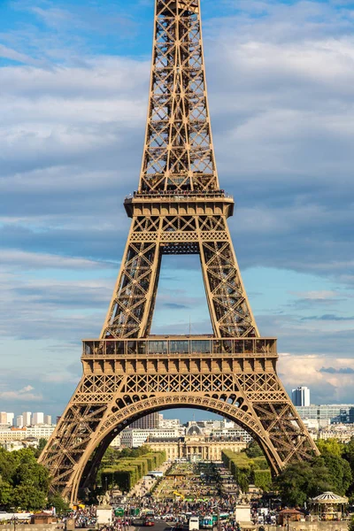 Париж Франция Июля 2014 Года Эйфелева Башня Самый Посещаемый Памятник — стоковое фото