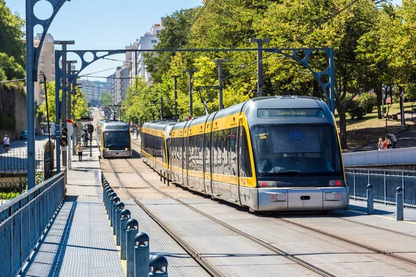 Lisbon Portugal Juli 2014 Bahn Porto Portugal Einem Schönen Sommertag — Stockfoto