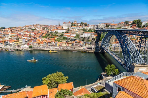 Λισαβόνα Πορτογαλία Ιούλιος 2014 Dom Luis Μπορώ Γεφυρώσει Πόρτο Στην — Φωτογραφία Αρχείου