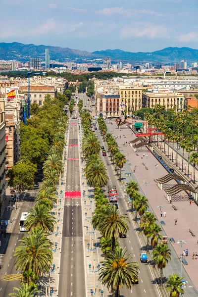 Barcelona Spanien Juni 2014 Panoramablick Auf Barcelona Vom Park Guell — Stockfoto