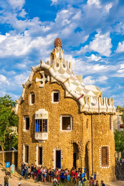 Barcelona Spanien Juni 2014 Park Guell Arkitekten Gaudi Sommardag Den — Stockfoto