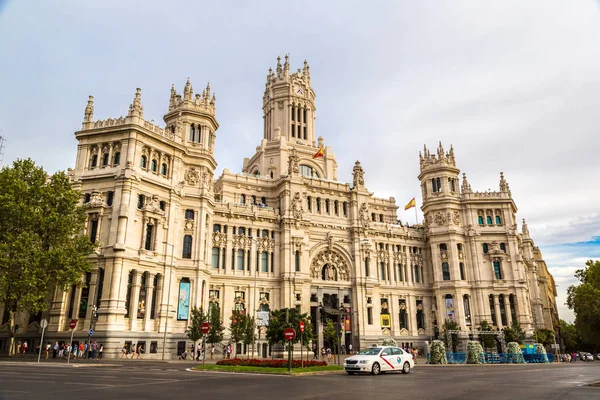 Madrid Španělsko Července 2014 Cibeles Palác Madridu Krásný Letní Den — Stock fotografie