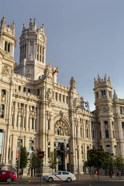 Madrid Spagna Luglio 2014 Palazzo Cibeles Madrid Una Bellissima Giornata — Foto Stock