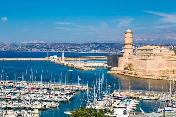 Marseille France Juillet 2014 Château Saint Jean Cathédrale Major Vieux — Photo