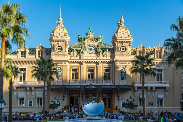 Monte Carlo Juli 2014 Grand Casino Monte Carlo Monaco Einem — Stockfoto